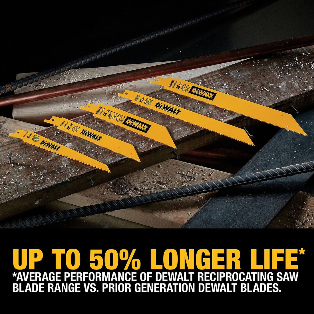 DEWALT Reciprocating Saw Blade Set, 12-Pc., Model# DW4892