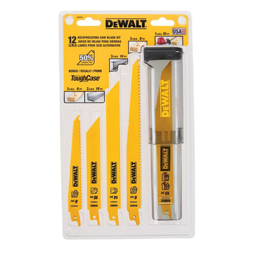 DEWALT Reciprocating Saw Blade Set, 12-Pc., Model# DW4892