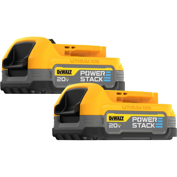 DEWALT 20 Volt MAX Powerstack Compact Battery, 2-Pack, Model# DCBP034-2