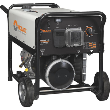 Hobart Champion 145 Arc Welder/Generator with 305CC Briggs & Stratton Gas Engine and Wheel Kit, 145 Amp DC Output, 4,500 Watt AC Power, Model# 500563