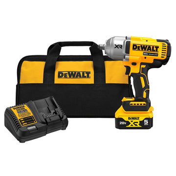 DEWALT 20V MAX 1/2in. High Torque Impact Wrench Kit, Model# DCF900P1