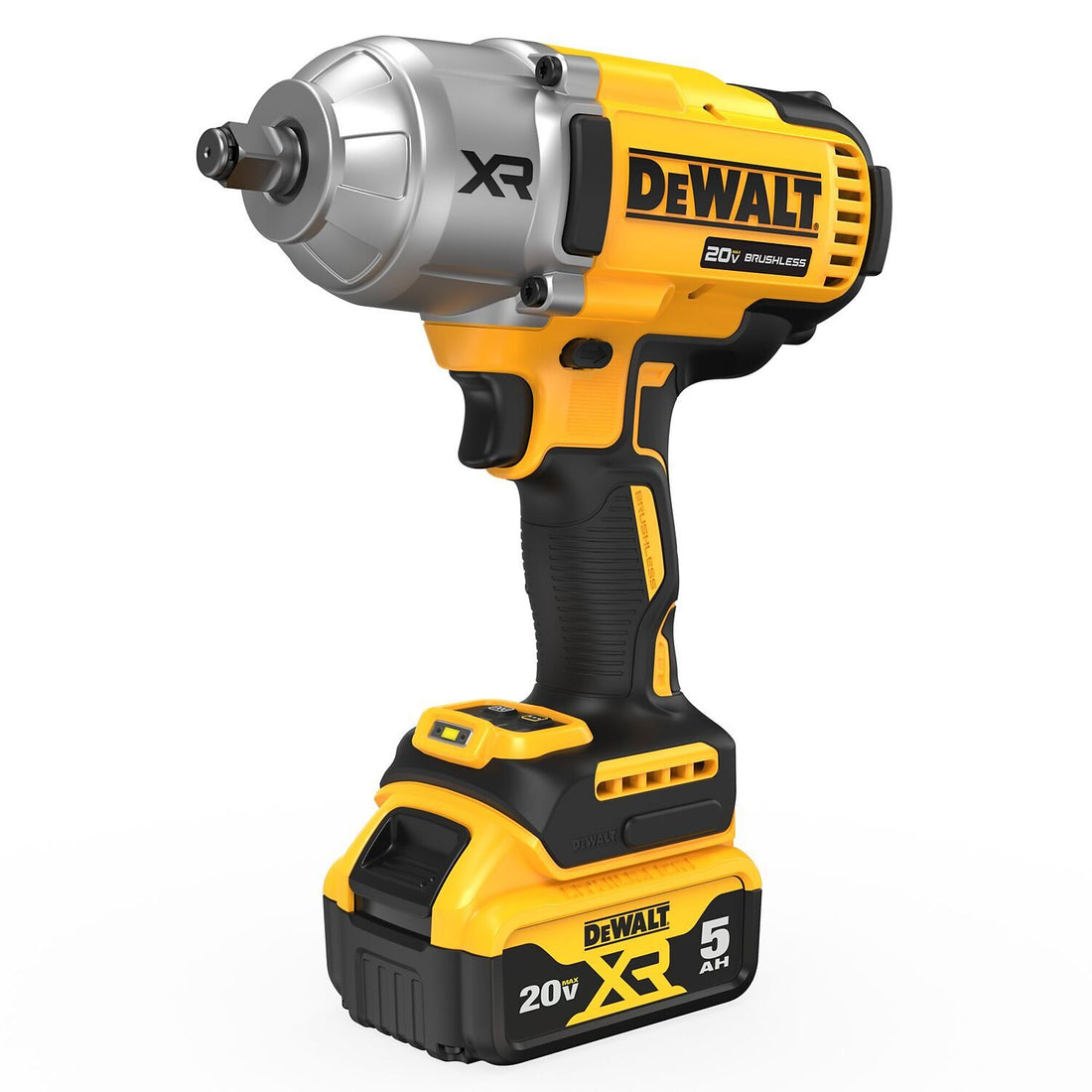 DEWALT 20V MAX 1/2in. High Torque Impact Wrench Kit, Model# DCF900P1
