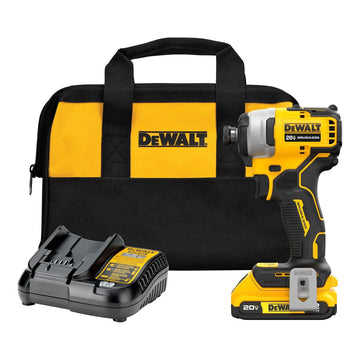 DEWALT 20V MAX Atomic Impact Drive Kit, 1/4in. Drive, Model# DCF809D1