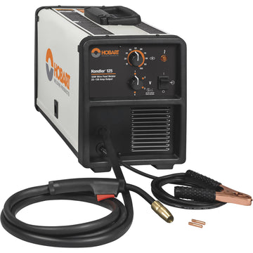 Hobart Handler 125, 120V, 130 Amp, Flux Core Welder, MIG-Ready Welder, Model# 500573