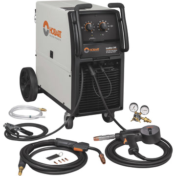 Hobart IronMan 240 MIG Welder with SpoolRunner 200 Spool Gun, Flux Core Welder, Model# 500574001