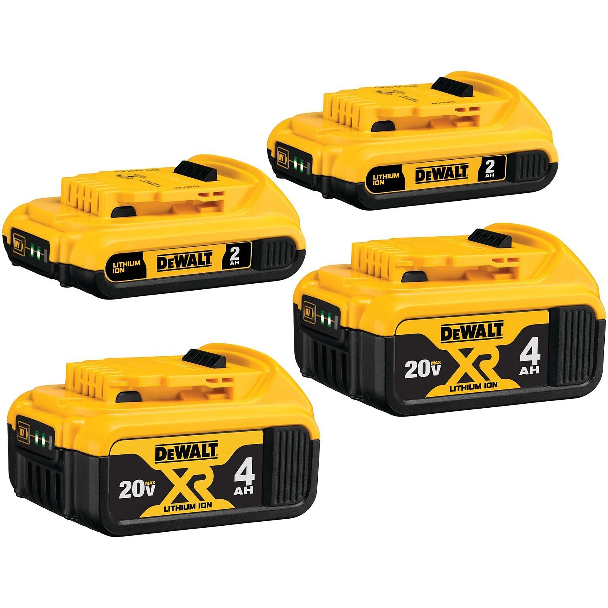 DEWALT 20V MAX Li-Ion Battery, 4-Pack, Model# DCB324-4