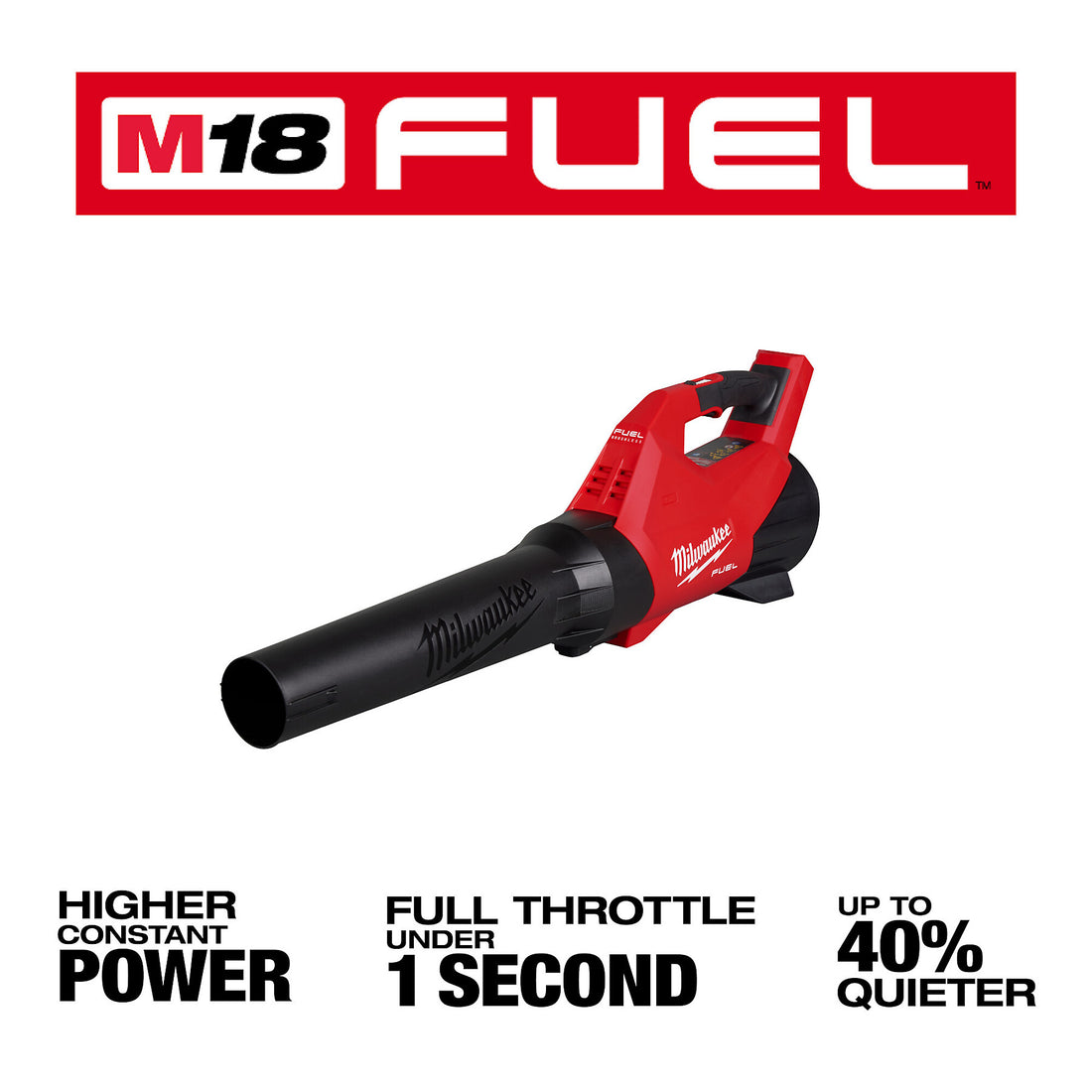 Milwaukee M18 FUEL 18V Lithium-Ion Cordless Handheld Blower, Model# 3017-20
