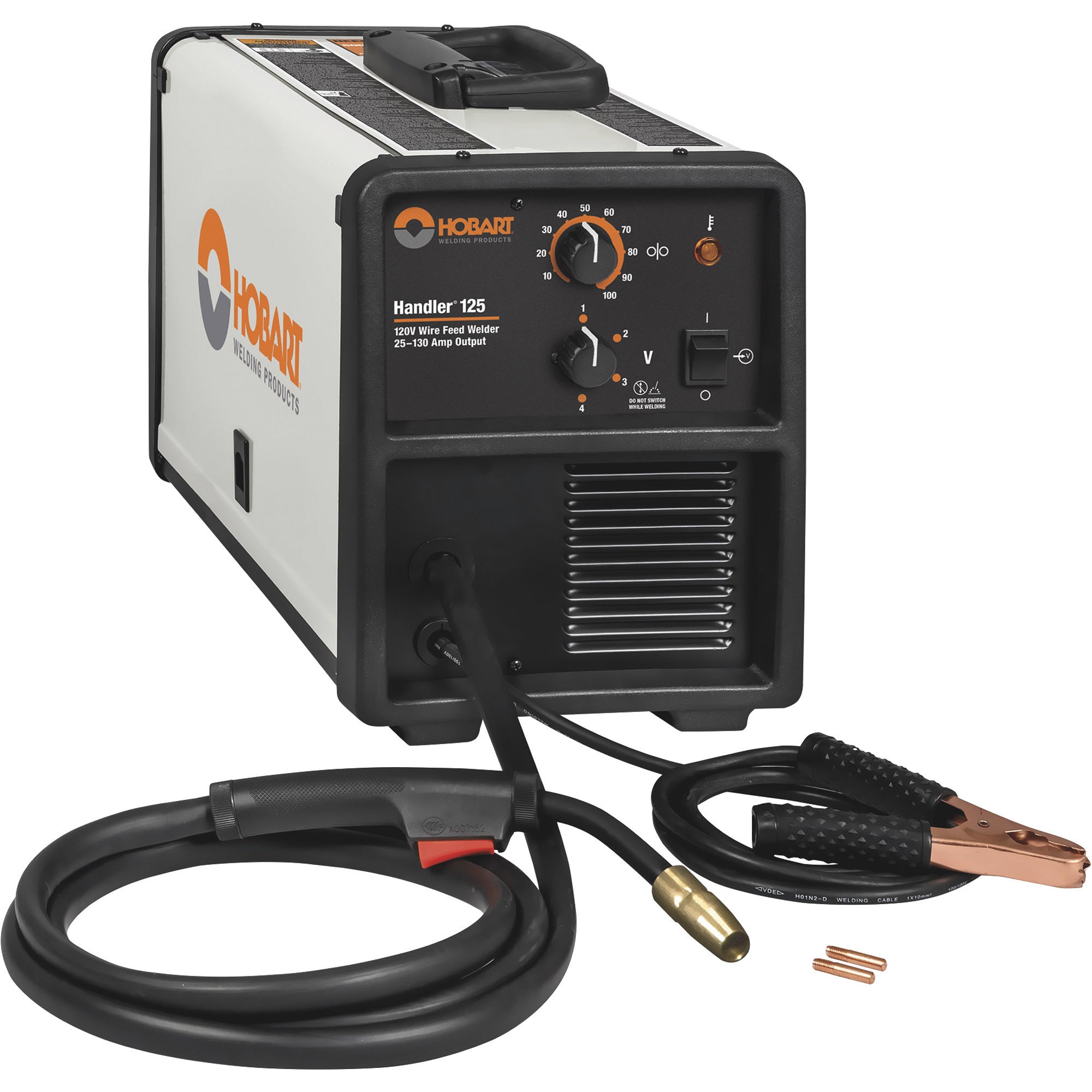 Hobart Handler 125, 120V, 130 Amp, Flux Core Welder, MIG-Ready Welder, Model# 500573